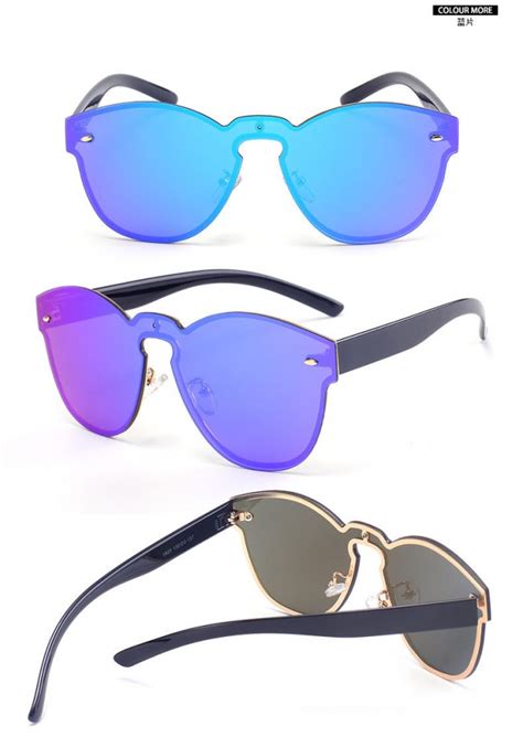 round single bridge sunglasses